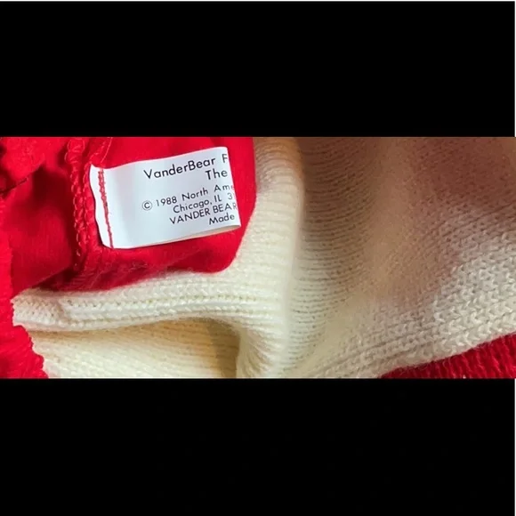 CORNELIUS VanderBear - NORTH AMERICAN BEAR CO. HOLIDAY OUTFIT - Vintage 1988 - Picture 3 of 16